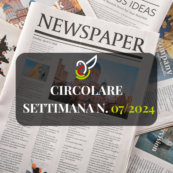 CIRCOLARE SETTIMANALE